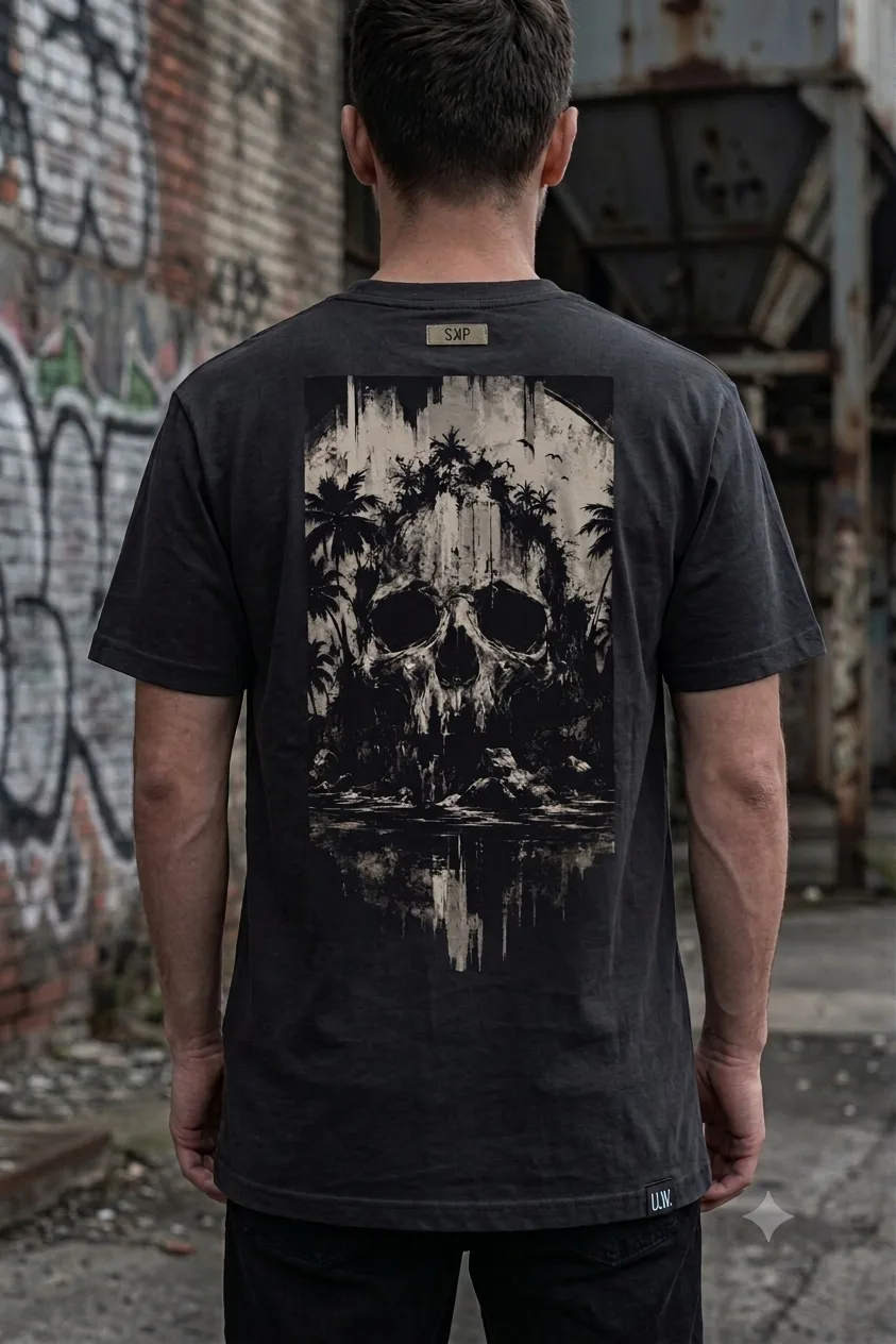T-shirt Skull Island